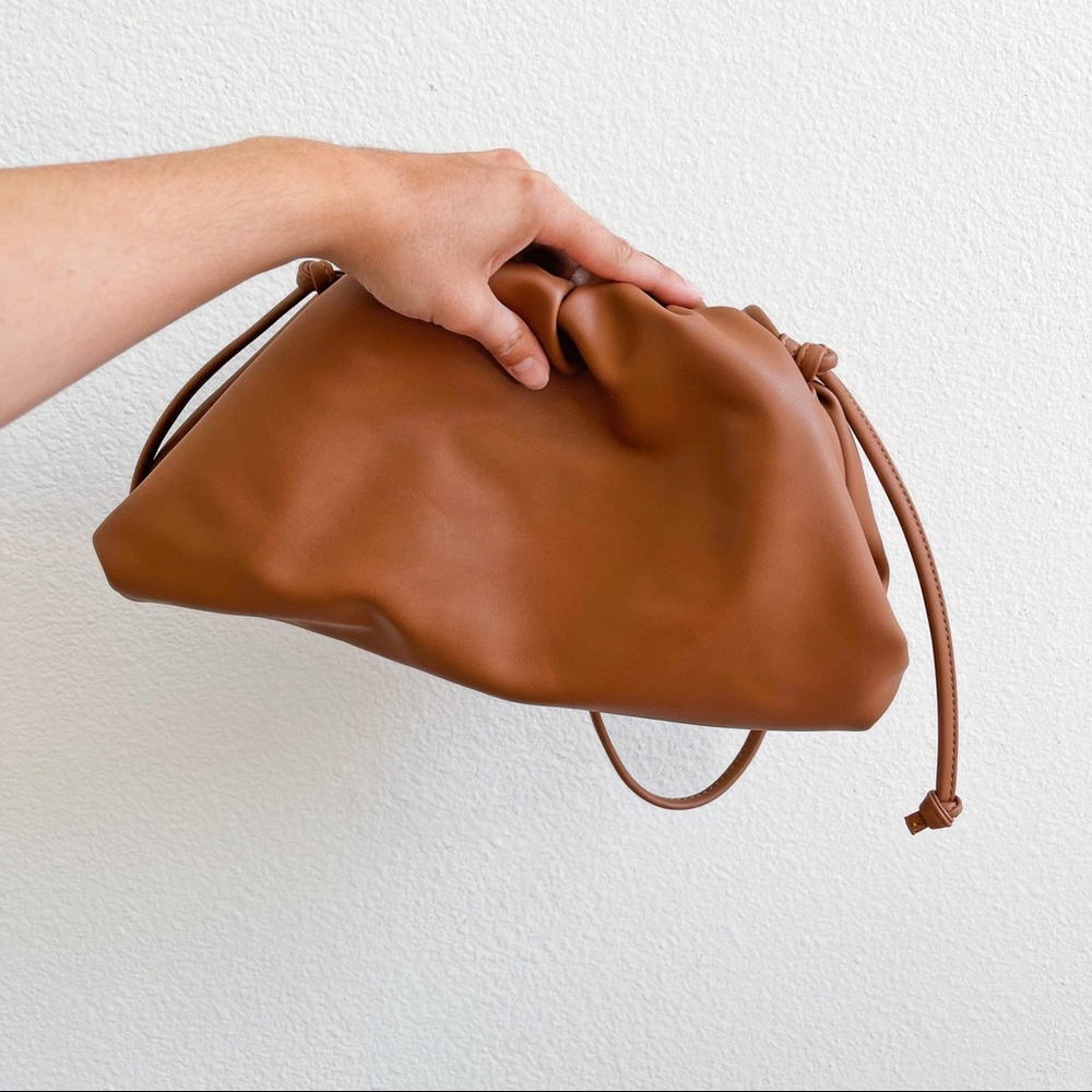 Leather Pouch Clutch